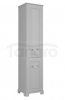 KROFAM - Szafka wysoka OXFORD 40 cm (słupek), ciemno szary  OX 4020-54Z-S P/L
